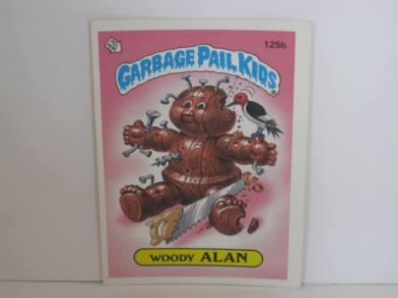125b Woody ALAN 1986 Topps Garbage Pail Kids Card